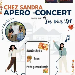 Apéro Concert Les Vois'In chez Sandra