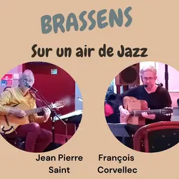 Apéro-concert, marché du terroir : Jean-Pierre Saint & François Corvellec