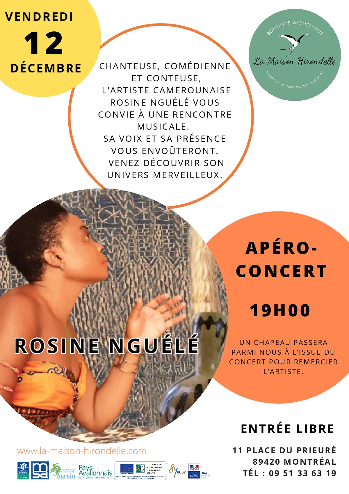 Apéro-concert Rosine Nguélé