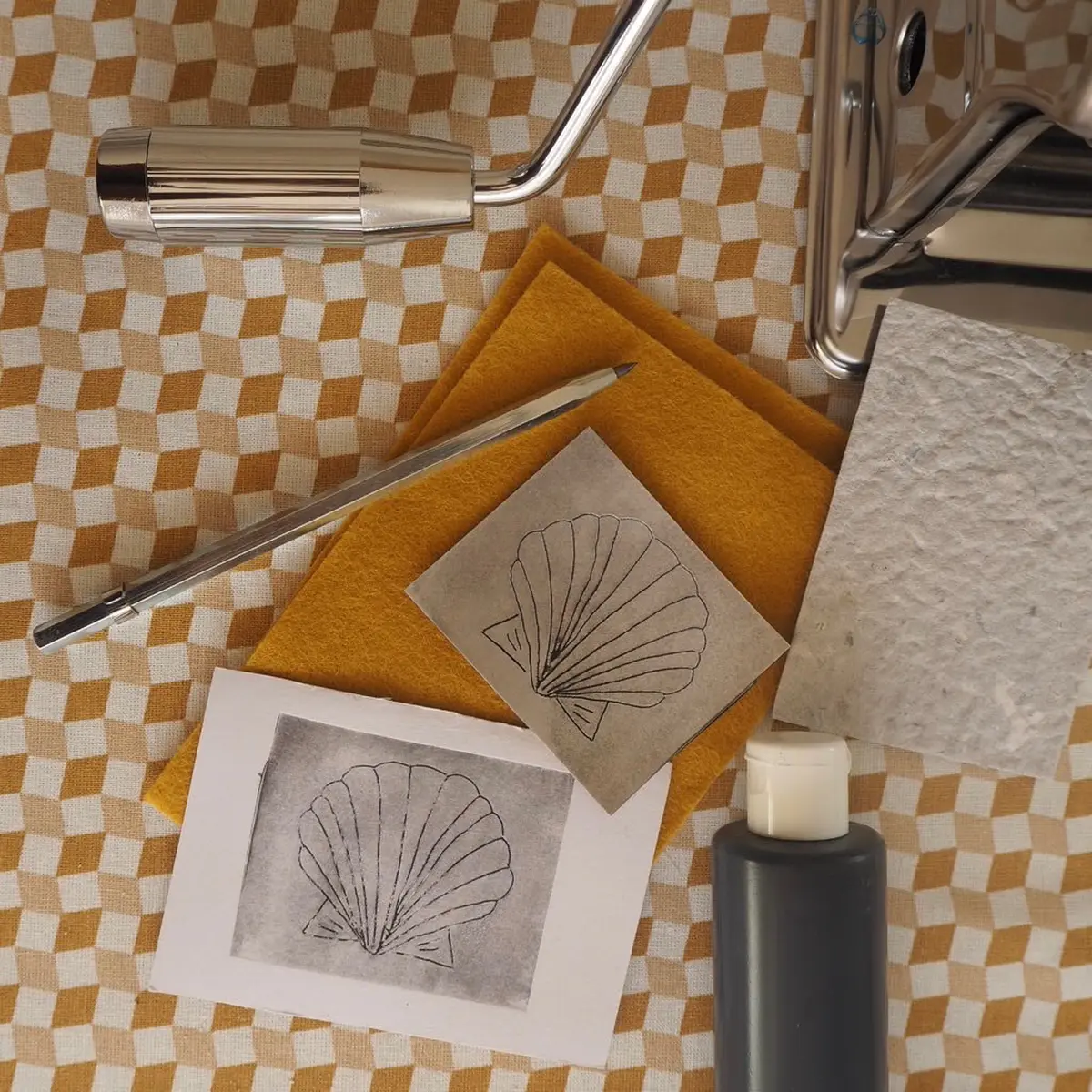 Apéro créatif - gravure kitchenette - Atelier Soleil Rose