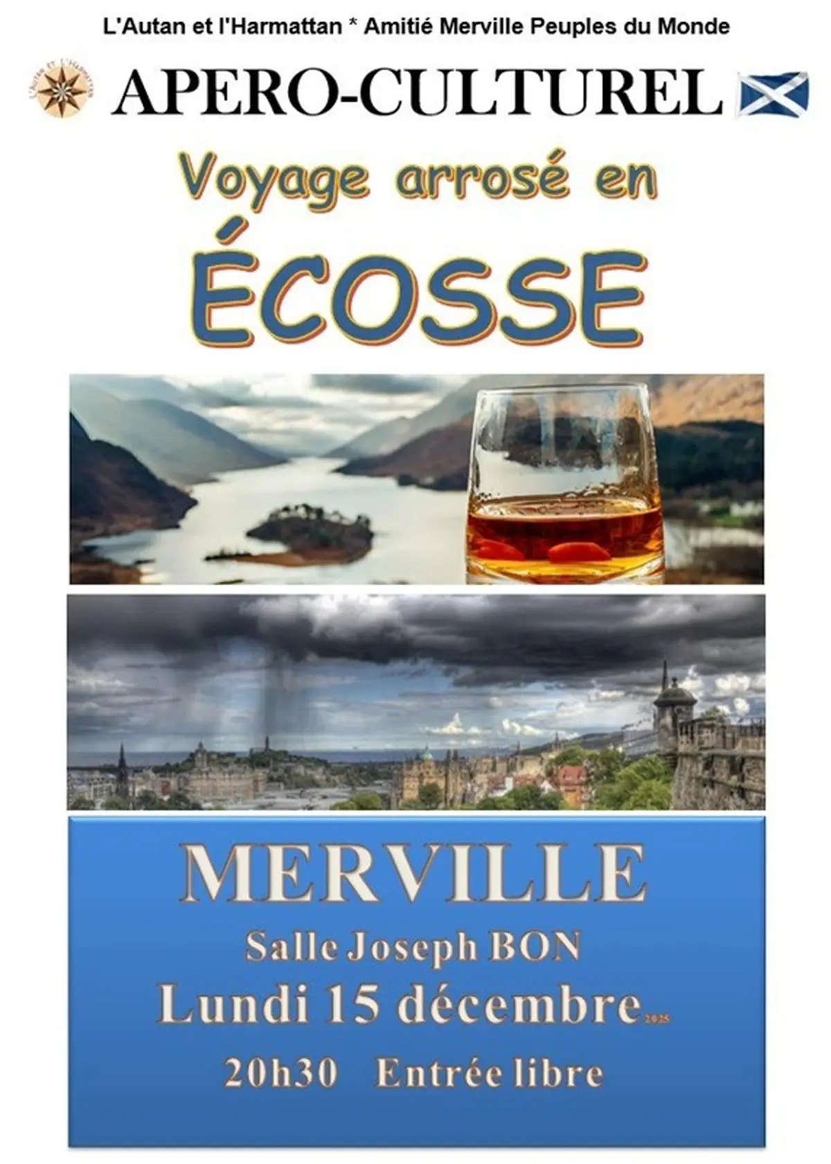 Apéro Culturel : Voyage Arrosé En Ecosse