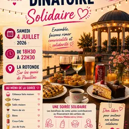 Apéro-dînatoire solidaire