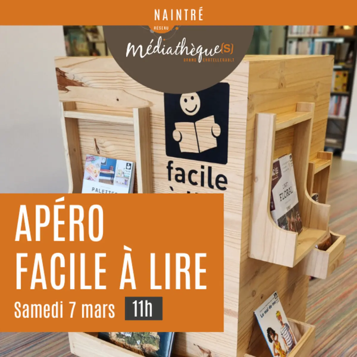 Apéro Facile à lire : la médiathèque autrement