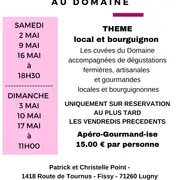 Apéro-gourmandise au Domaine