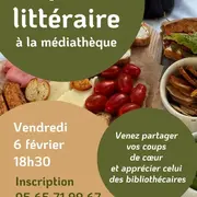 Apéro littéraire à la médiathèque