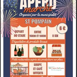 Apéro marche et feu d'artifice