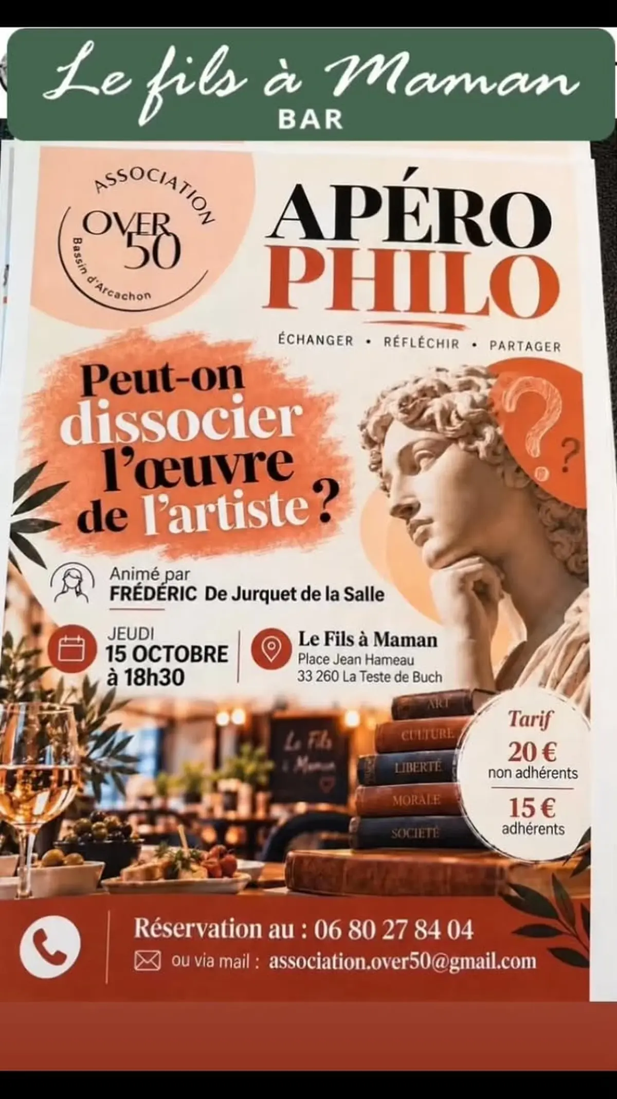 Apéro Philo chez Le Fils à Maman