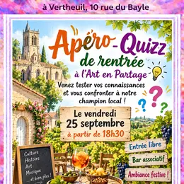 Apéro-quiz à l'Art en Partage