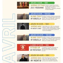 Apéros zythos au Météor