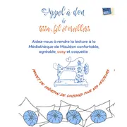 Appel à dons de tissus, fil et oreiller