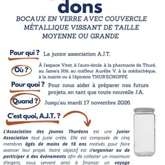 APPEL AUX DONS  Chaque don compte !