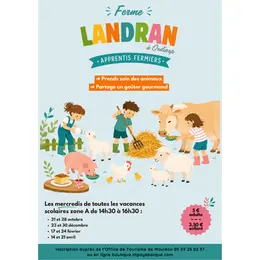 Apprentis fermiers et goûter à la ferme Landran