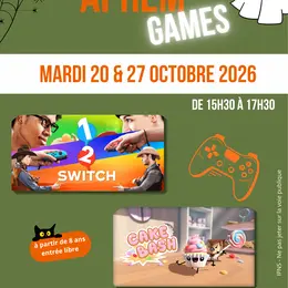 Aprem' Games : Jeux vidéo à la Médiathèque !