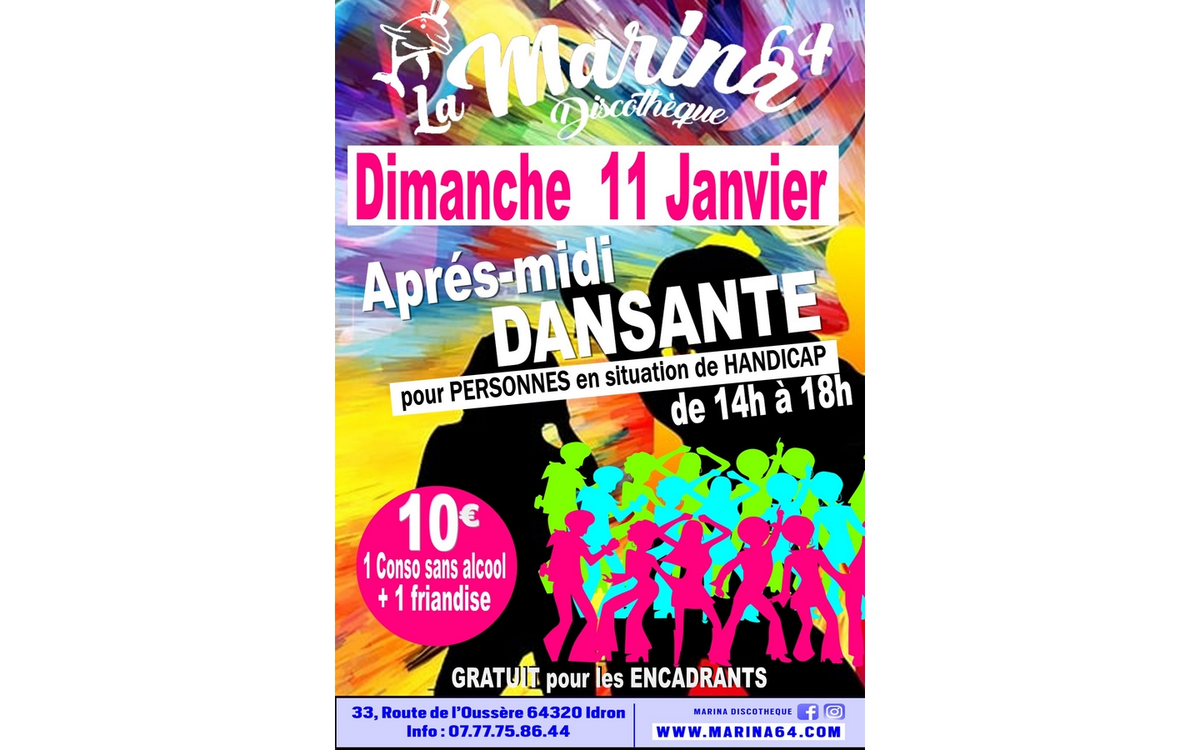 Après-midi dansante pour personnes en situation de handicap