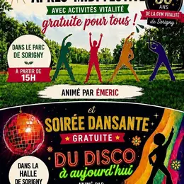 Après-midi destive avec activités vitalité et soirée dansante