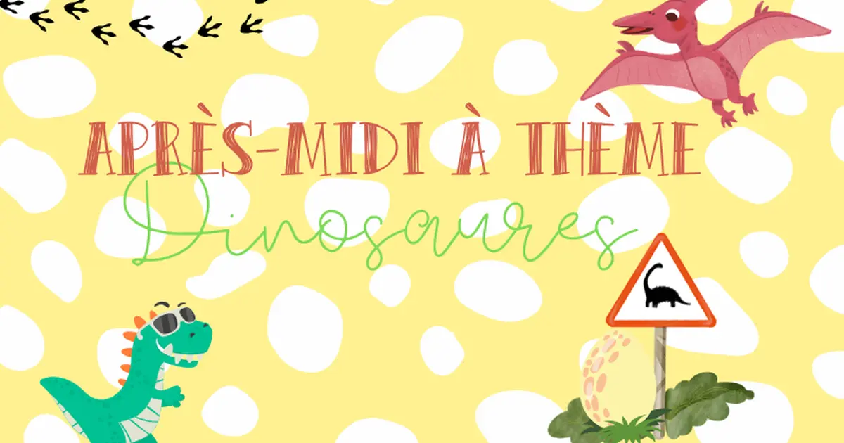 Après-midi "dinosaures"