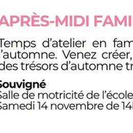 Après-midi famille - Thème automne