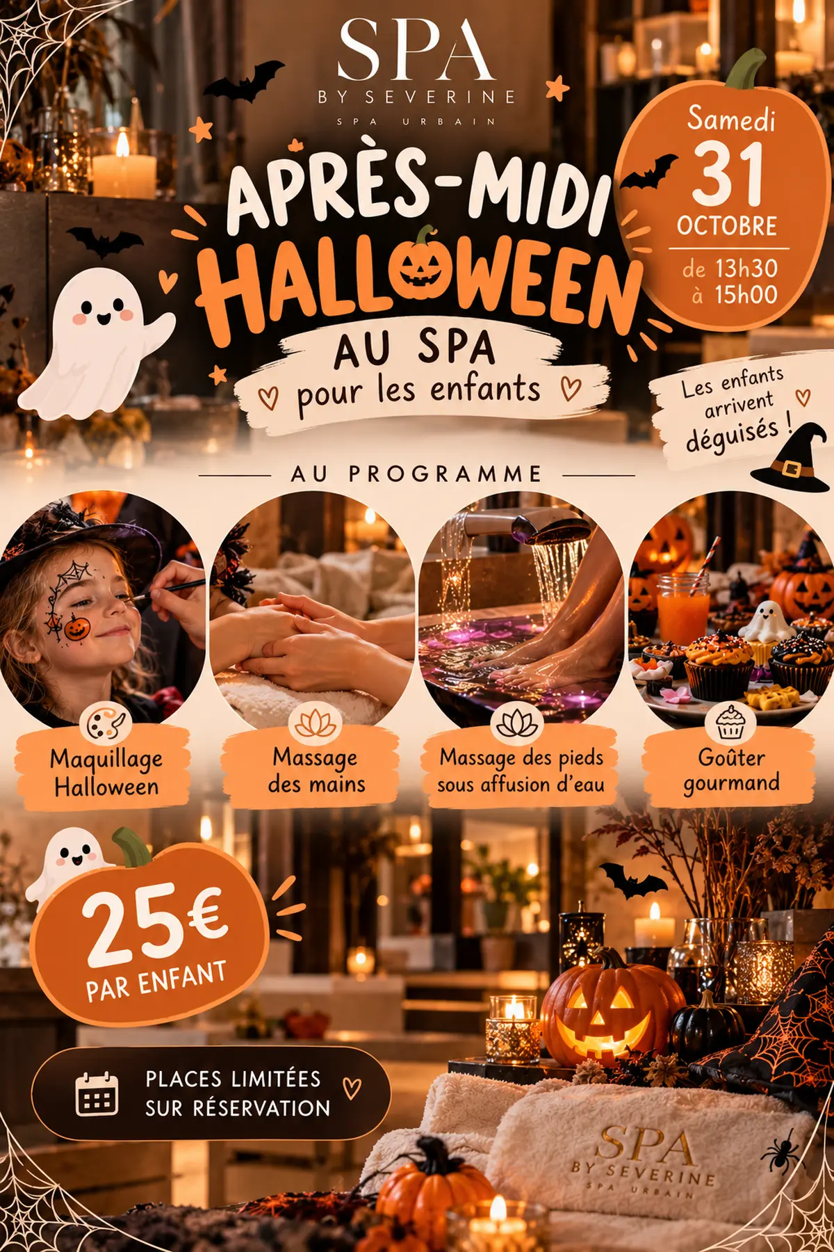 Après-midi Halloween au Spa by Severine