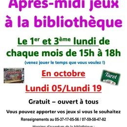 Après-midi jeux