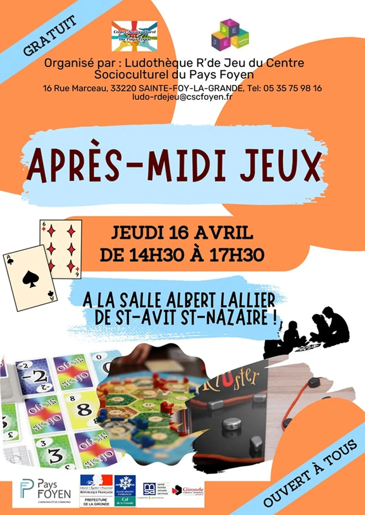 Après-midi jeux avec la Ludothèque R' de Jeu