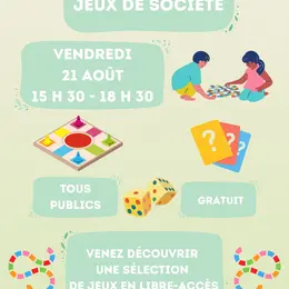 Après-midi jeux de société