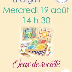 Après-midi jeux de société