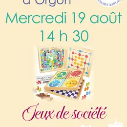 Après-midi jeux de société