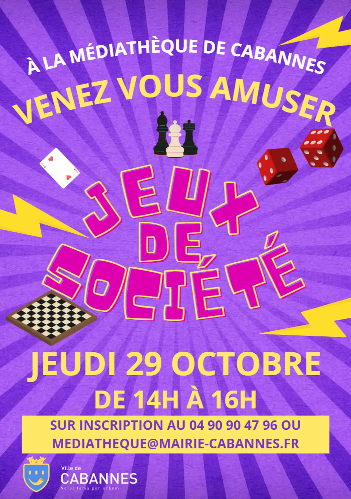 Après-midi jeux de société
