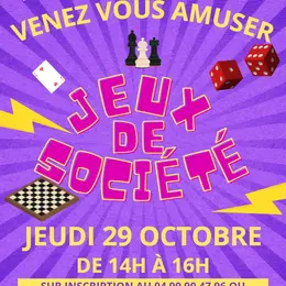 Après-midi jeux de société