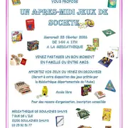 Après-midi jeux de société