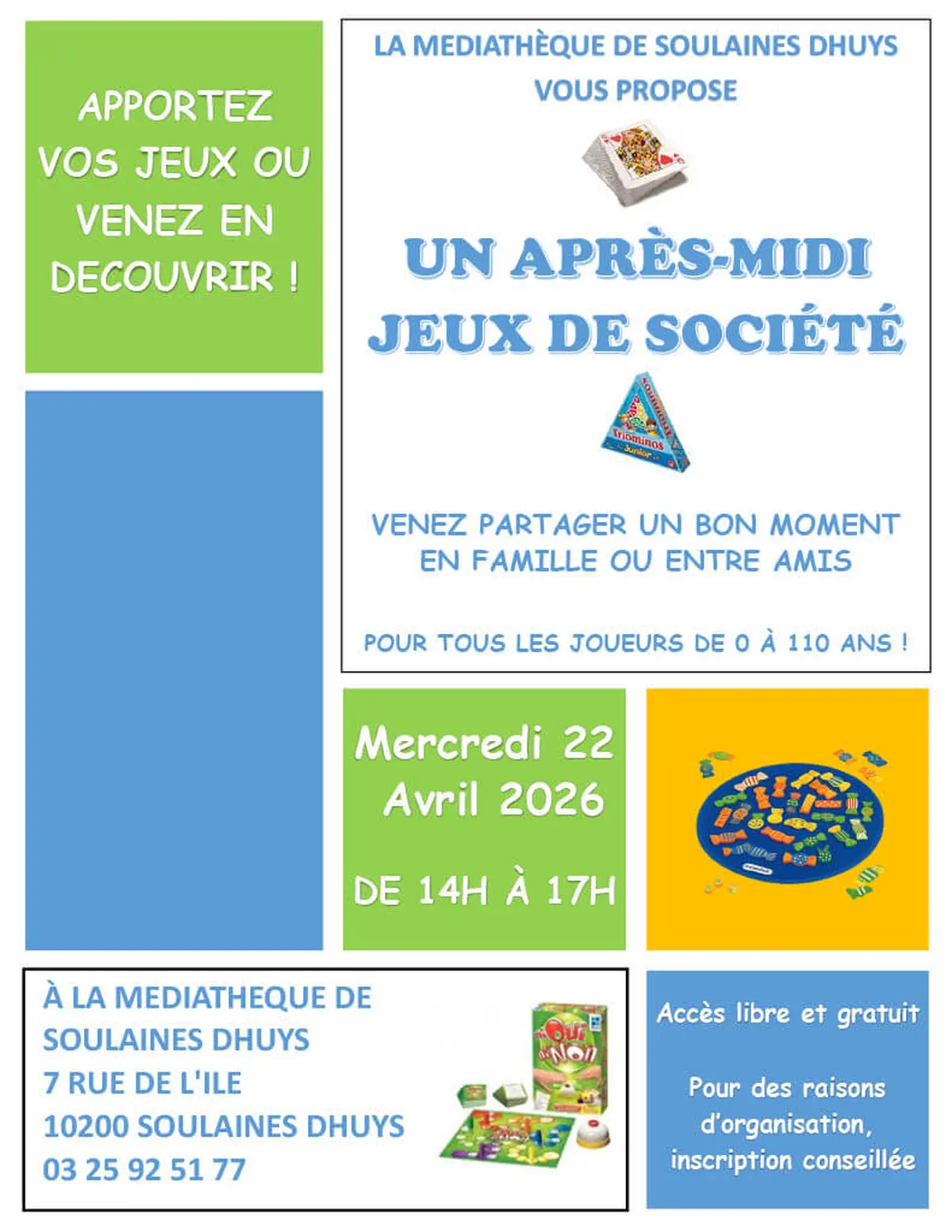 Après-midi jeux de société