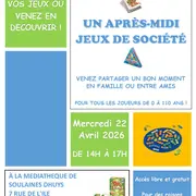 Après-midi jeux de société