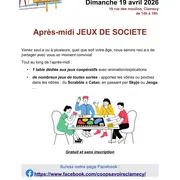Après-midi jeux de société
