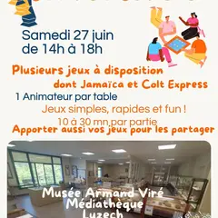 Après-midi jeux de société au musée Armand Viré