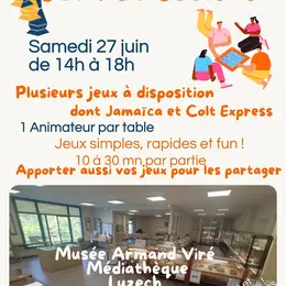 Après-midi jeux de société au musée Armand Viré