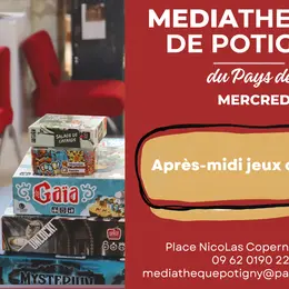 Après-midi jeux de société : autour du jeu