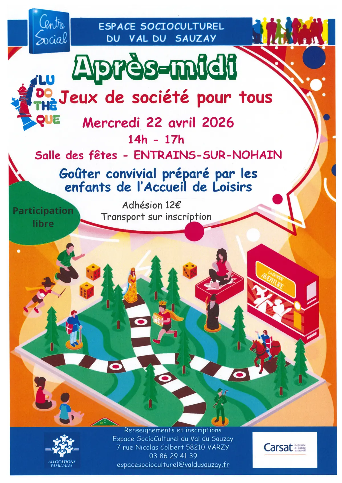 Après-midi jeux de société pour tous