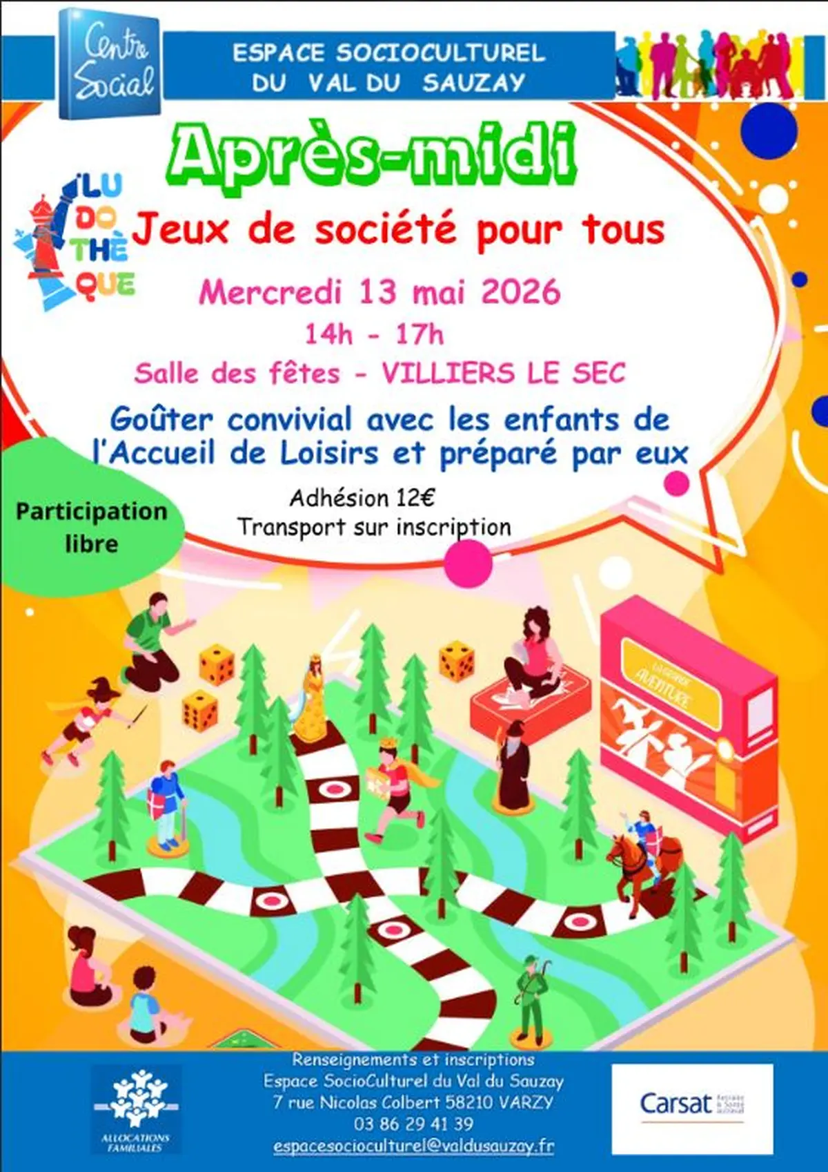 Après-midi jeux de société pour tous