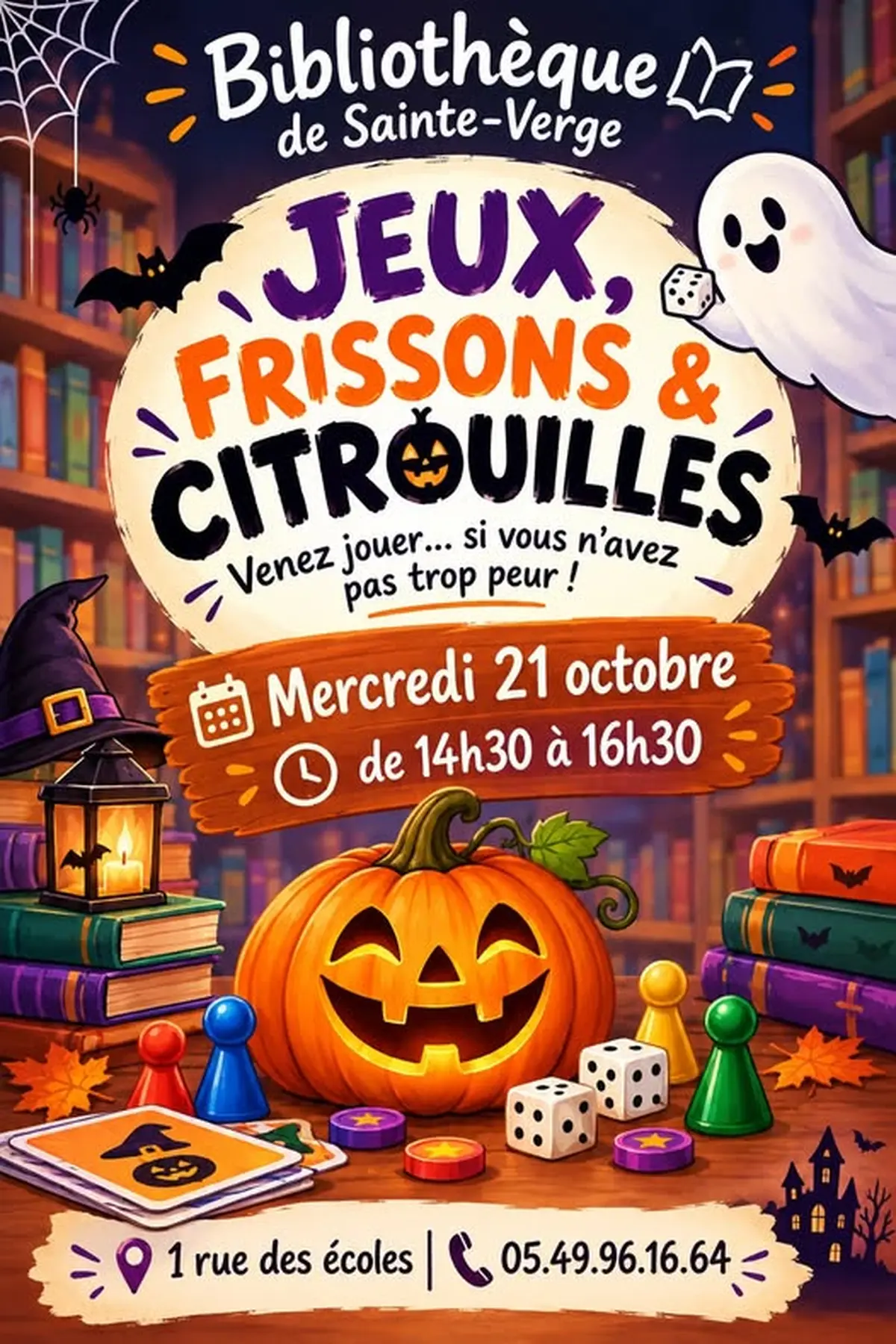Après-midi jeux de société spécial Halloween !