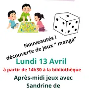 Après-Midi jeux de société spécial Manga