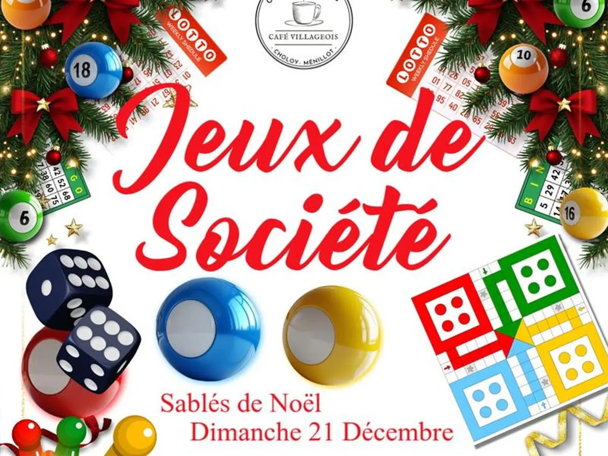 Après-midi jeux de société - Spécial Noël