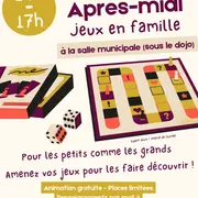 Après-midi jeux en famille