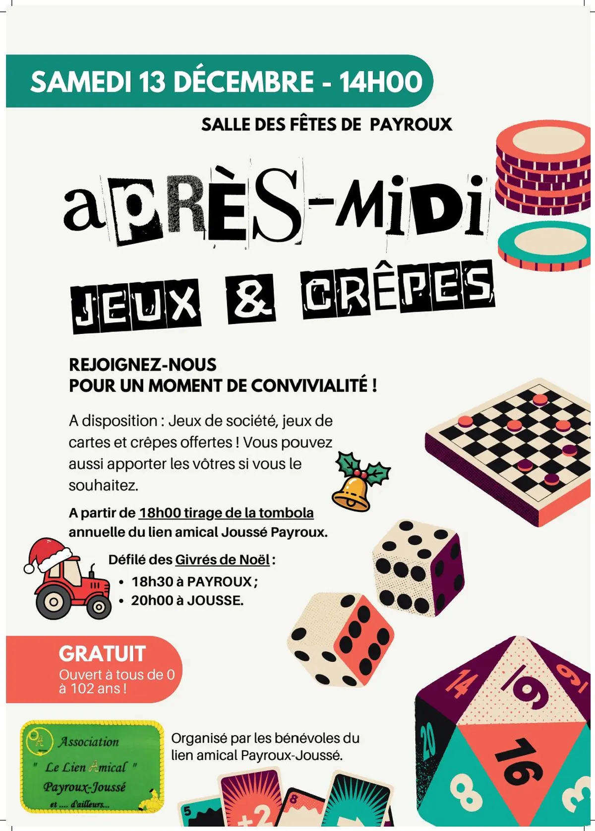 Après-midi Jeux & Crêpes