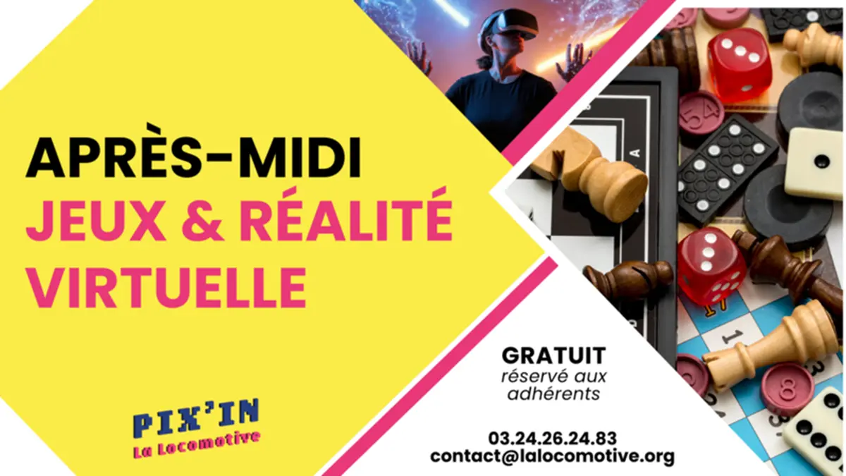 Après-midi jeux & réalité virtuelle