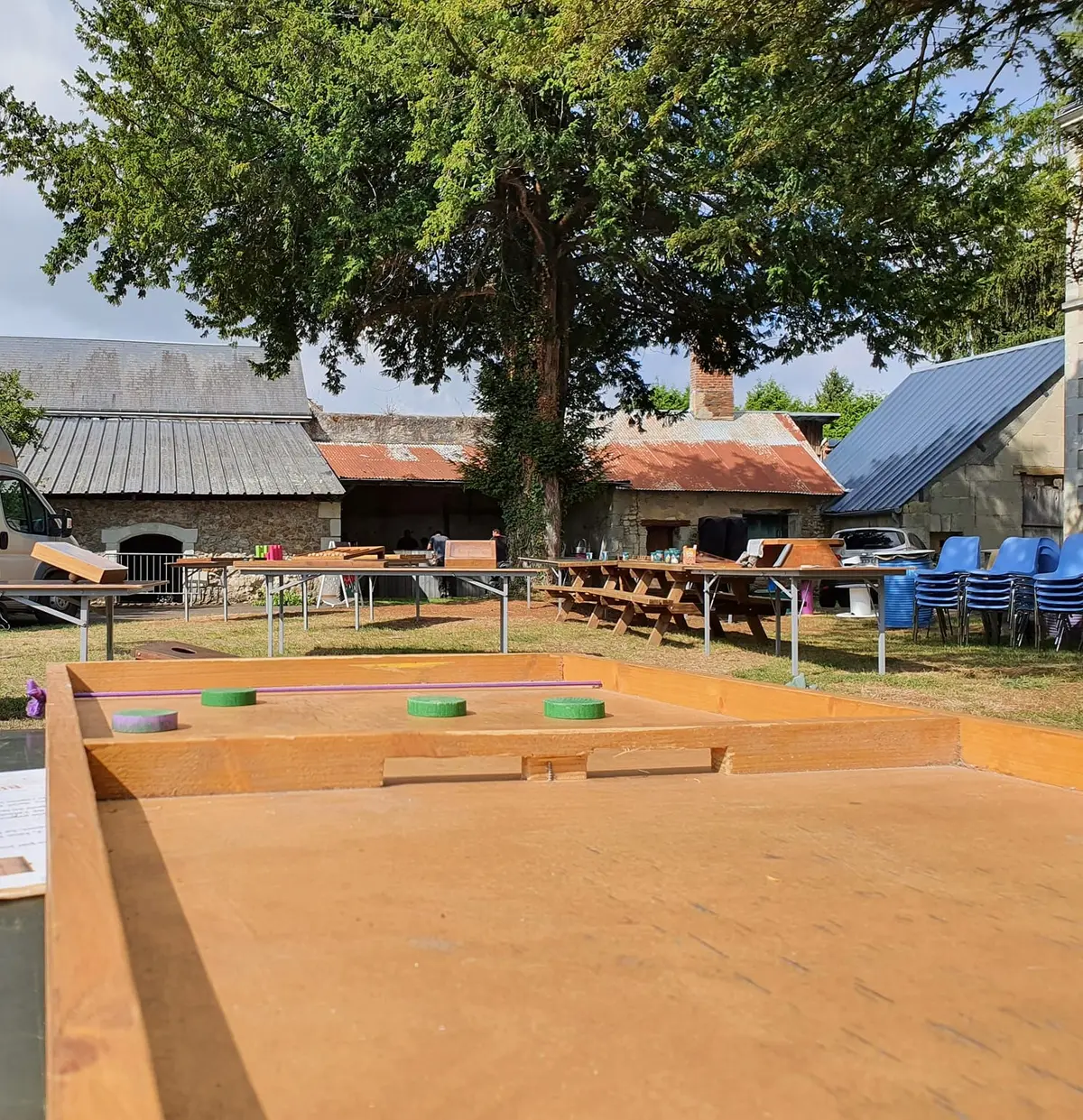 Après midi Jeux géants en bois, lectures et détente