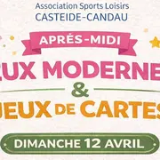 Après-midi jeux modernes et jeux de cartes