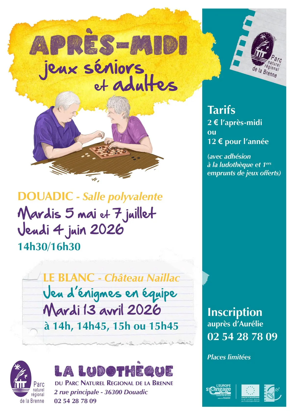 Après-midi jeux seniors et adultes