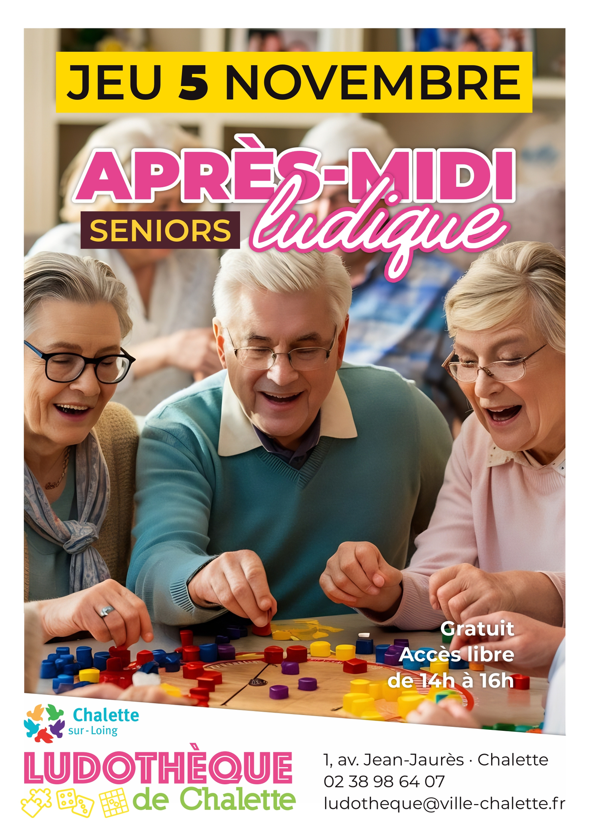 Après-midi ludique personnes âgées