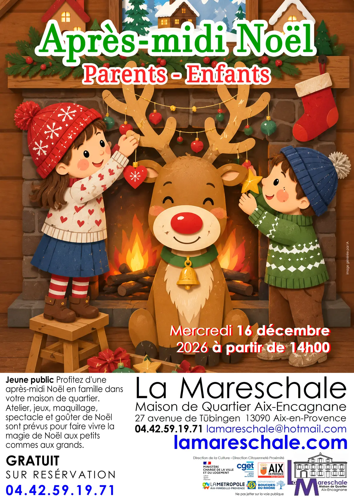 Après-midi Noël à la Mareschale