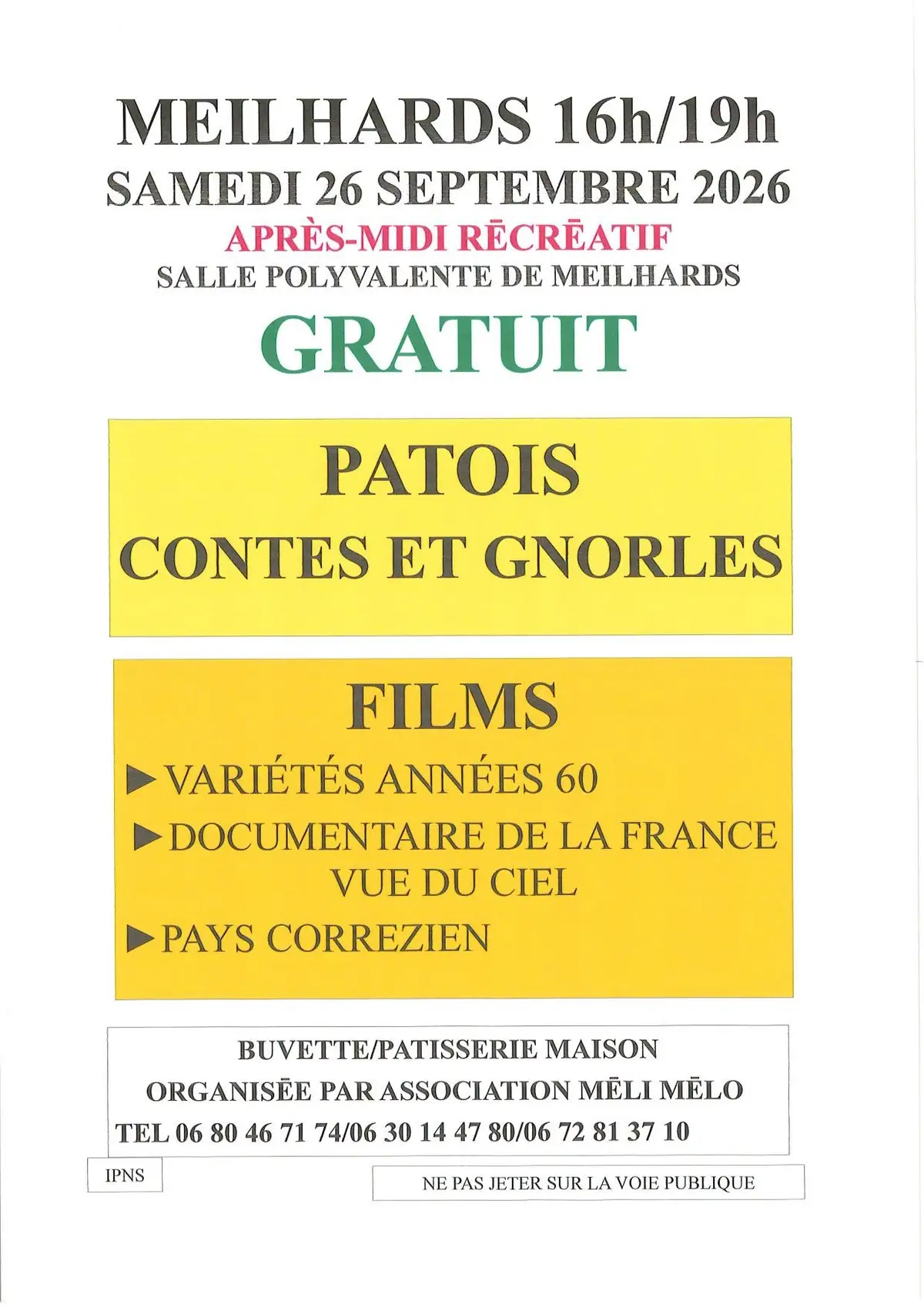 Après-midi récréatif